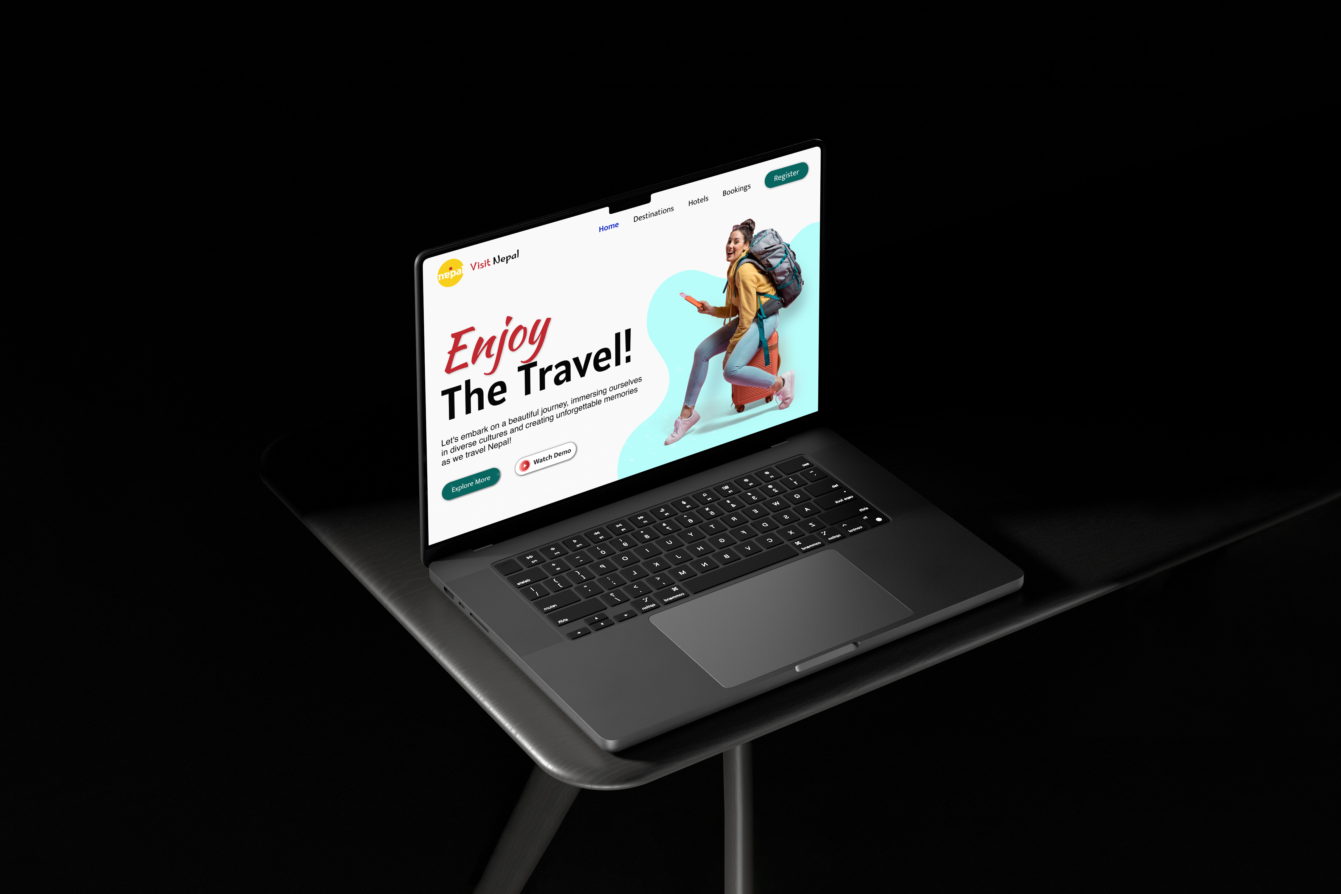 Travel Website Page